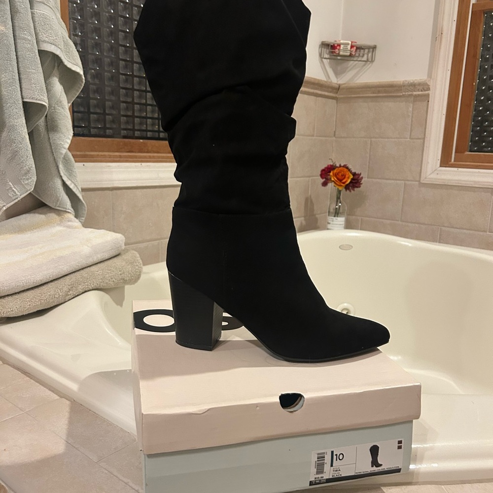 Cowboy Boots heeled suede